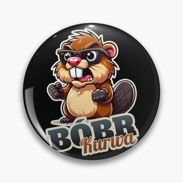 Item preview, Bóbr Kurwa angry, polish, beaver, bober, bobr designed and sold by ThisDress.