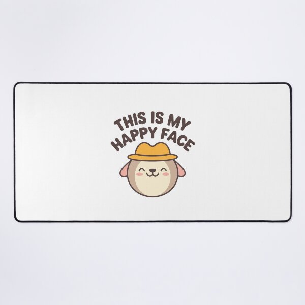 Item preview, This Is My Happy Face, Funny , Humor designed and sold by Simplehue.