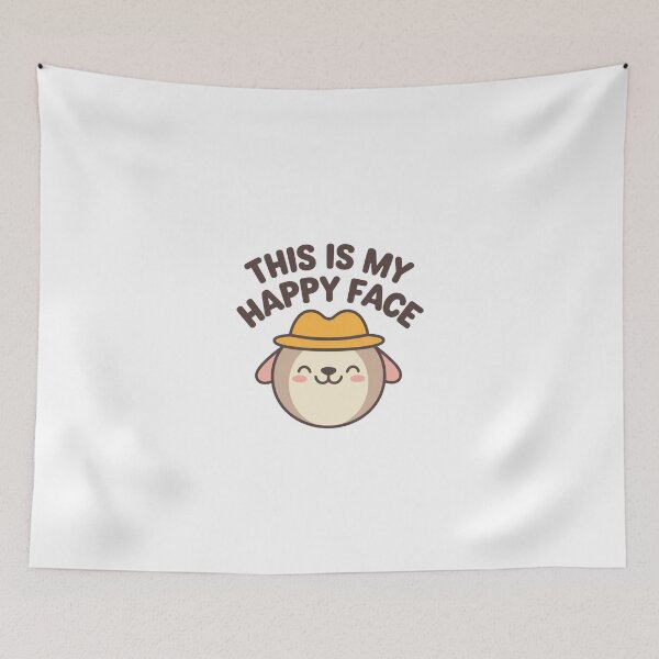 Item preview, This Is My Happy Face, Funny , Humor  designed and sold by Simplehue.