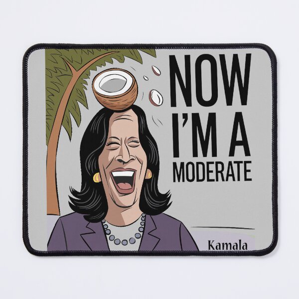 Item preview, Funny Kamala Harris Moderate after Coconut on Head designed and sold by Nature's Fancy.