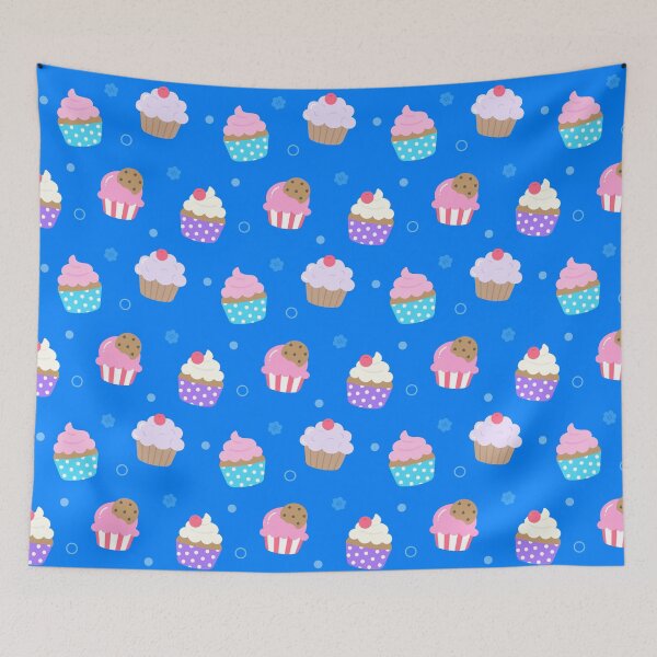 Item preview, Cute kids seamless pattern party sweet and desserts illustration designed and sold by nuchz.