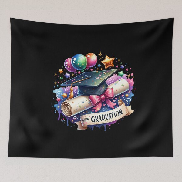 Item preview, Graduation Glory – Happy Graduation Cap Design designed and sold by artedigital99.
