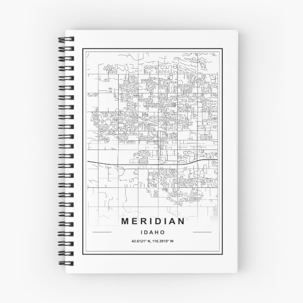 Artikelvorschau, Meridian Stadtplan entworfen und verkauft von SHAMPAIN-ART-CO.