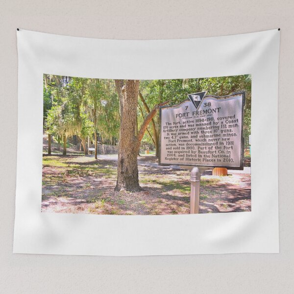 Item preview, Beaufort South Carolina Fort Fremont Historical Marker designed and sold by LisaWootenPhoto.