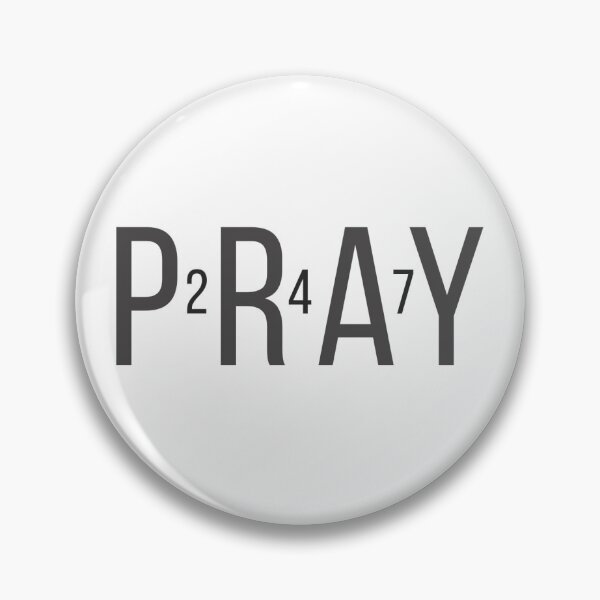 Item preview, (two shades of grey) Pray 24/7 designed and sold by Tifrthomas.