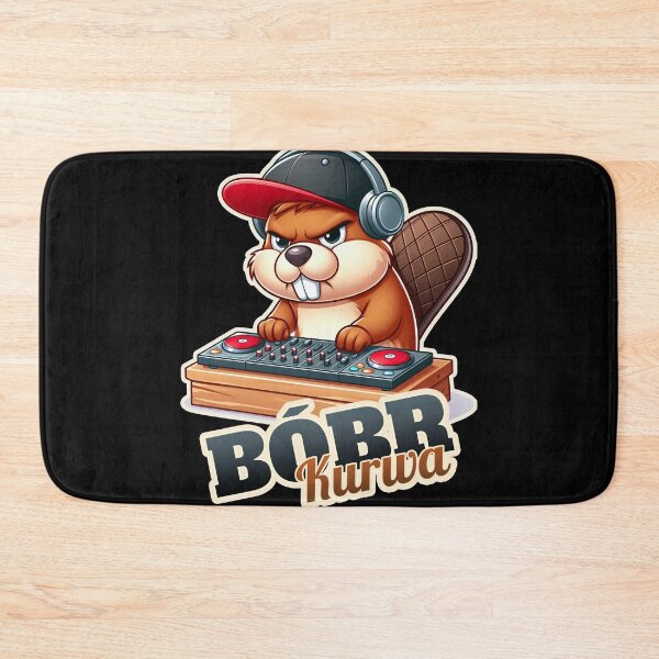 Item preview, Bóbr Kurwa DJ, polish, beaver, bober, bobr designed and sold by ThisDress.