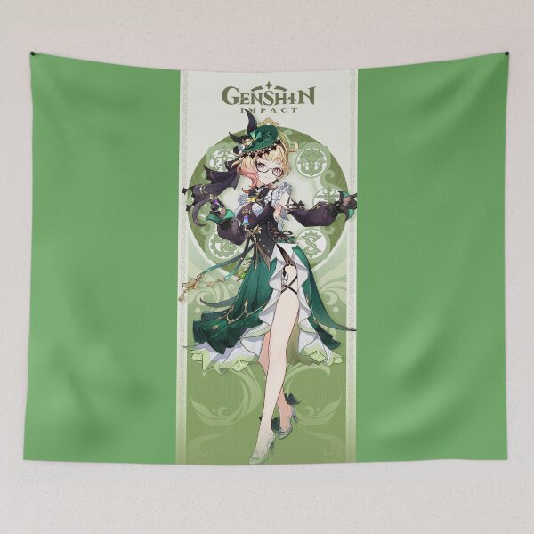 Aperçu de l'œuvre Genshin Impact - Affiche officielle du personnage d'Emilie créée et vendue par Krimsy.
