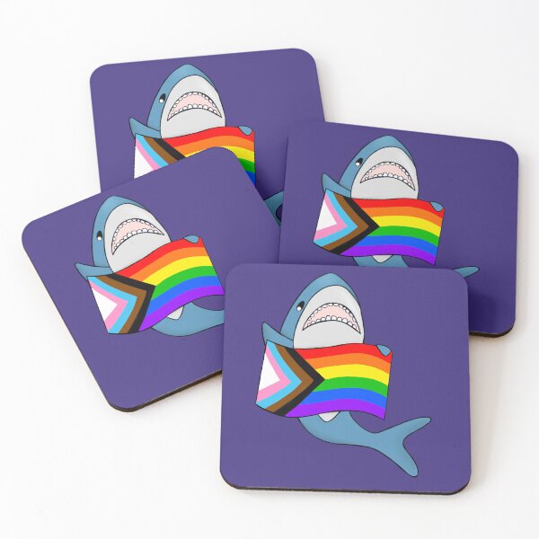 Item preview, Blahaj Pride!  designed and sold by JenTalleyDesign.