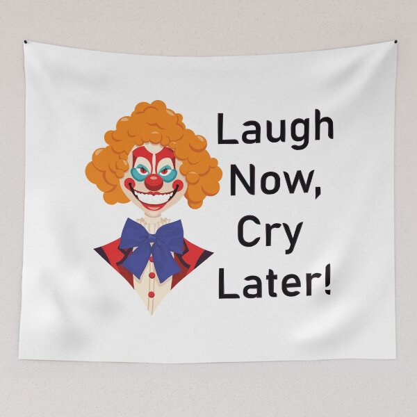 Item preview, Scary Smiling Clown designed and sold by Art-of-Rory.