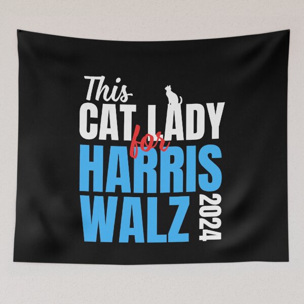 Item preview, This Cat Lady Harris Walz For 2024 designed and sold by Only Legends.