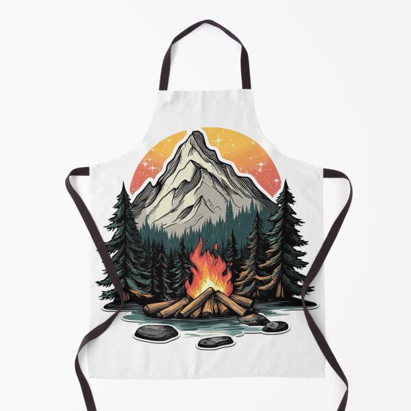 Item preview, Forest Mountains Campfire designed and sold by NicolasGlowArt.