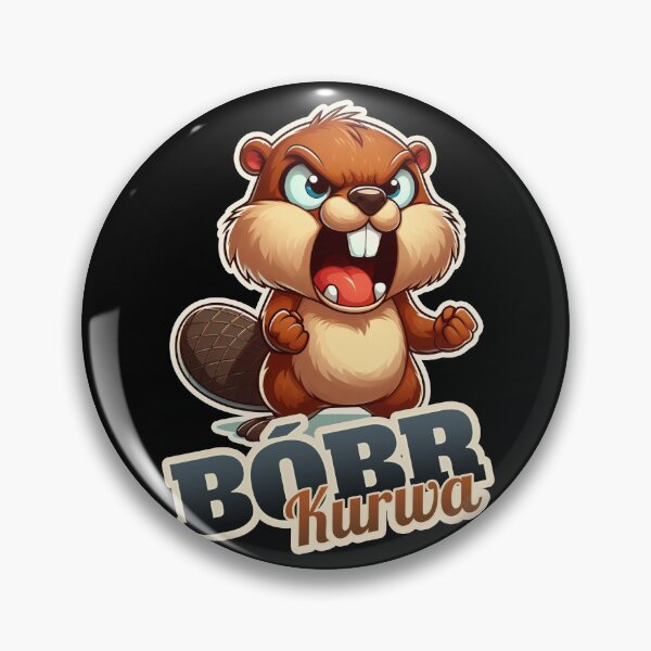 Item preview, Bóbr Kurwa angry, polish, beaver, bober, bobr designed and sold by ThisDress.
