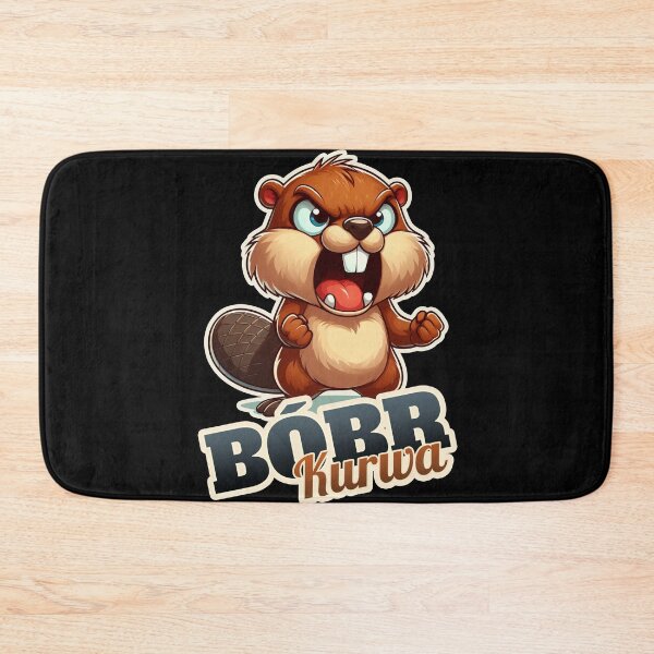 Item preview, Bóbr Kurwa angry, polish, beaver, bober, bobr designed and sold by ThisDress.