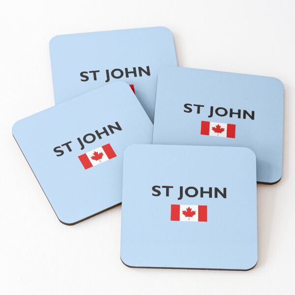 Item preview, St John New Brunswick Canada Canadian Flag Light-Color designed and sold by TinyStarCanada.