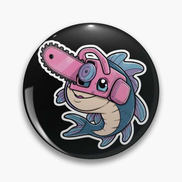 Item preview, A Cute Sawfish With a Pink Chainsaw. designed and sold by Promoc.