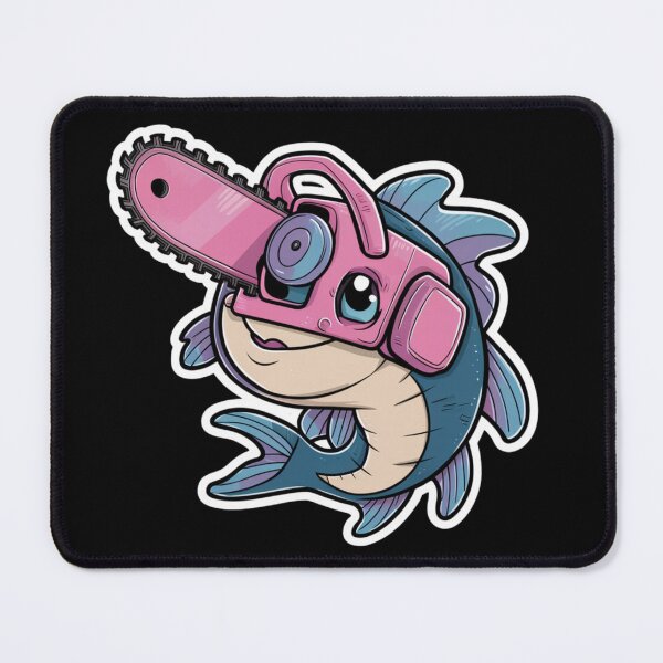 Item preview, A Cute Sawfish With a Pink Chainsaw. designed and sold by Promoc.