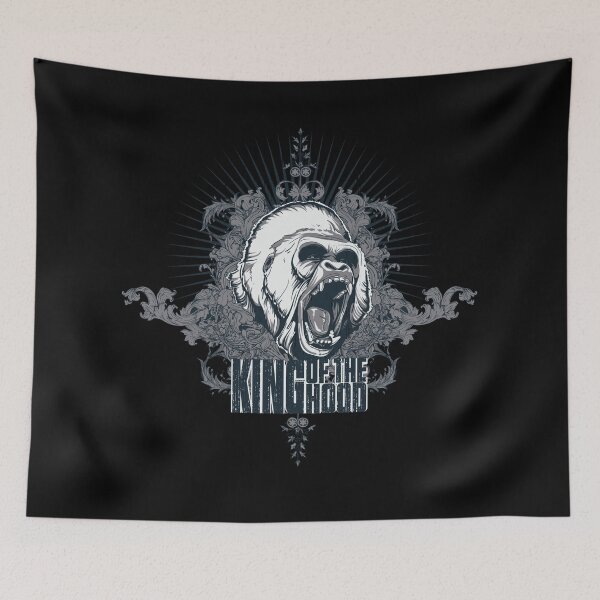 Item preview, Silverback Gorilla face retro vintage design  designed and sold by Jessica  art.