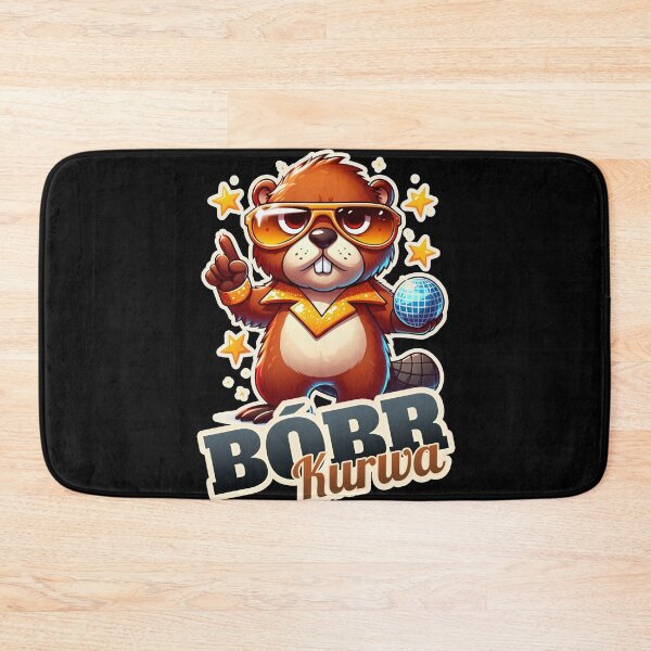 Item preview, Bóbr Kurwa disco star, polish, beaver, bober, bobr designed and sold by ThisDress.