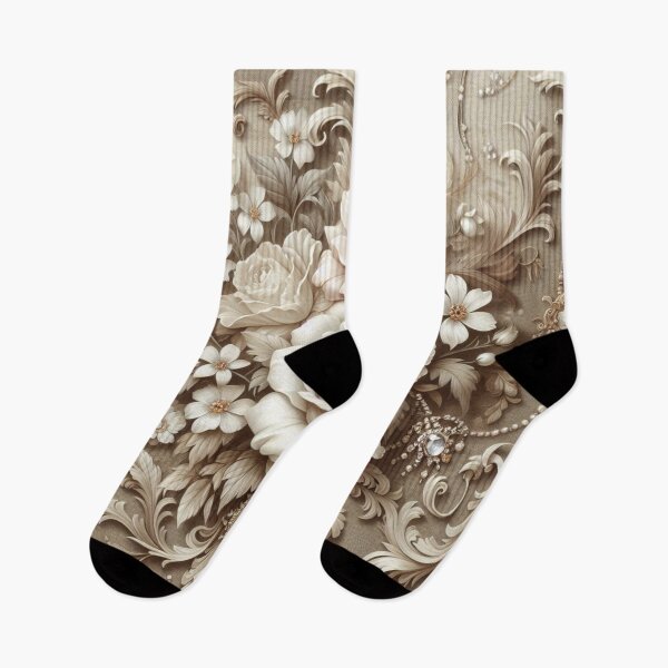 Item preview, Roses, Jewels & Taupe Rococo designed and sold by DesignsByPrnces.