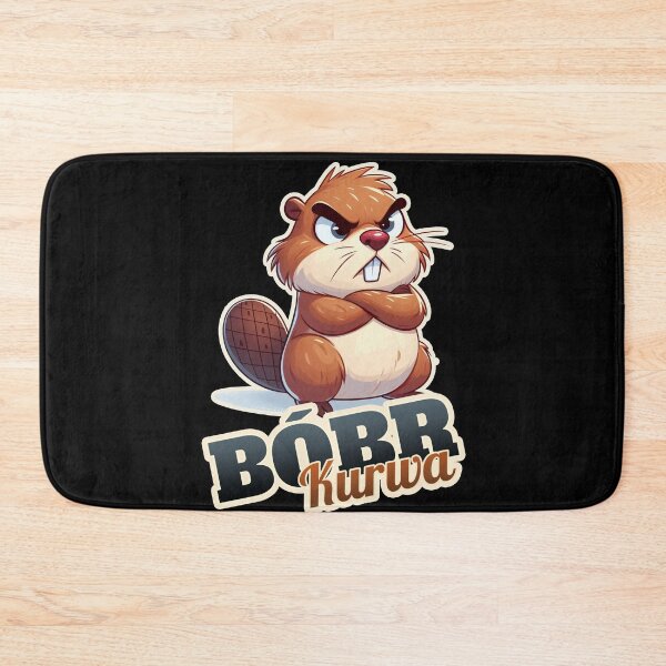 Item preview, Bóbr Kurwa angry, polish, beaver, bober, bobr designed and sold by ThisDress.