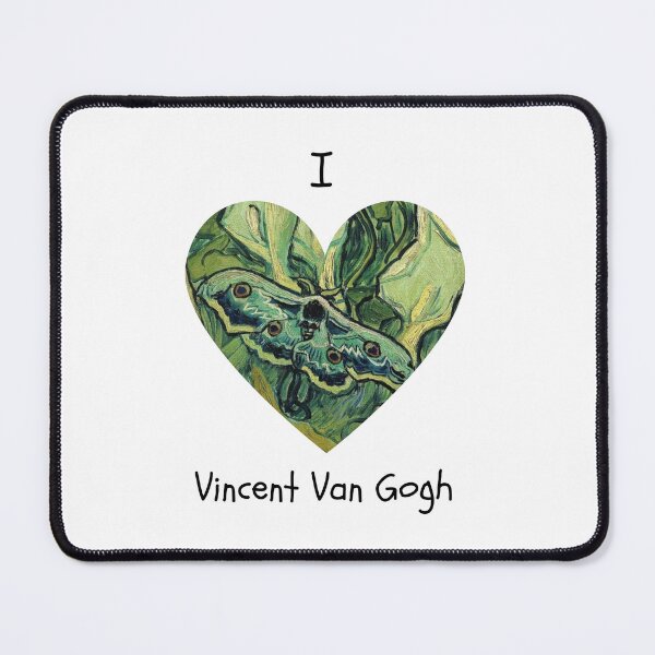 Item preview, I Love Vincent Van Gogh (Moth Variant) designed and sold by Oph3liastickers.