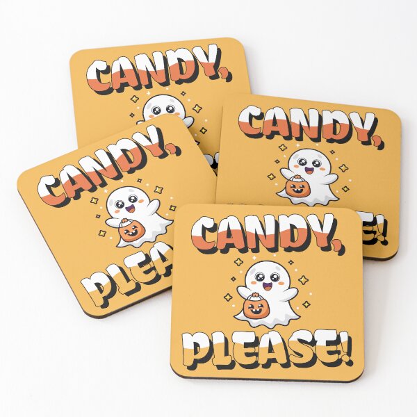 Item preview, Cute Ghost Halloween Candy Please  designed and sold by ShahinurSobuj.