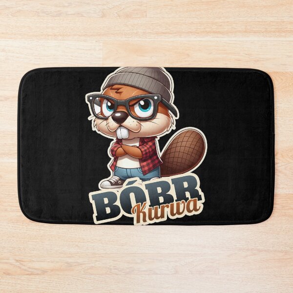 Item preview, Bóbr Kurwa hipster, polish, beaver, bober, bobr designed and sold by ThisDress.
