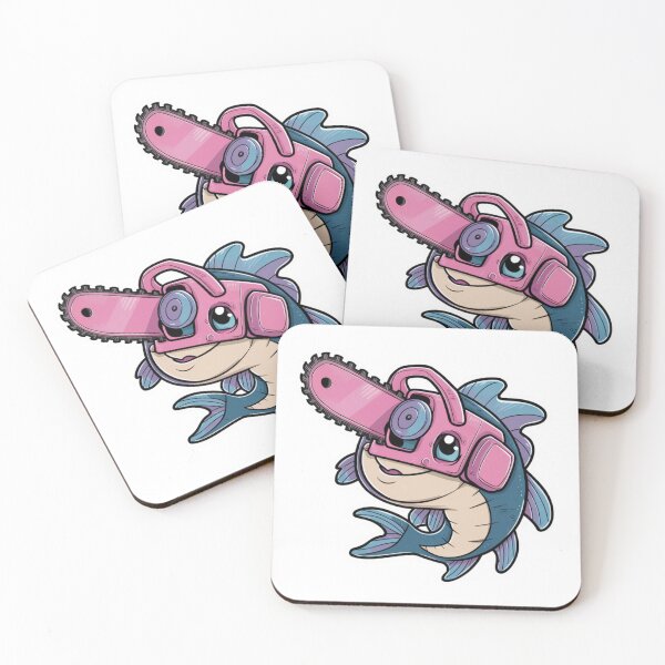 Item preview, A Cute Sawfish With a Pink Chainsaw. designed and sold by Promoc.