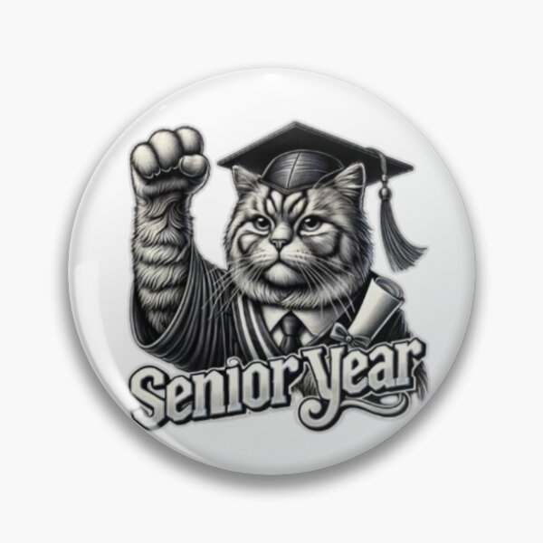 Item preview, Senior Year Cat Graduation designed and sold by JediKittenWars.
