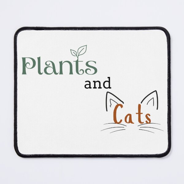 Item preview, 'Plants and Cats' Design designed and sold by LivsPlantHouse.