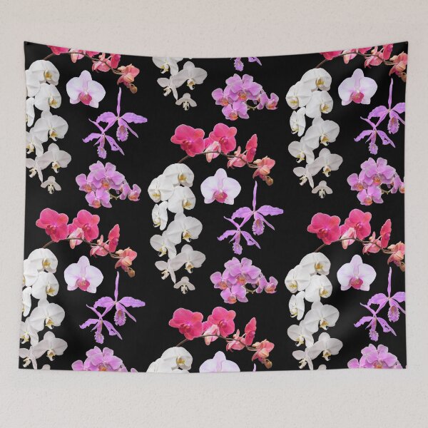 Item preview, White Magenta Red Pink Phalaenopsis Orchids Shapes Mania designed and sold by Shapes-Mania.