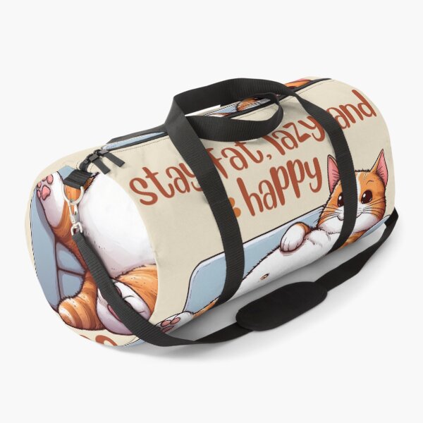 Item preview, stay fat lazy and happy meowlogic science designed and sold by digilabs.