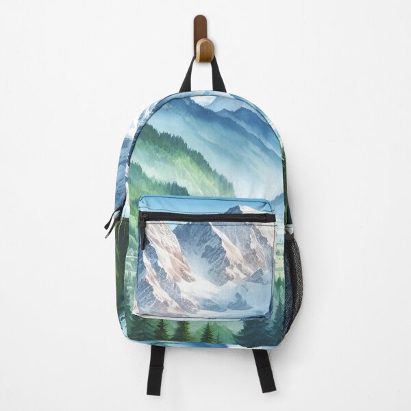 Item preview, Mountains in watercolor designed and sold by mahmoudfarrag.