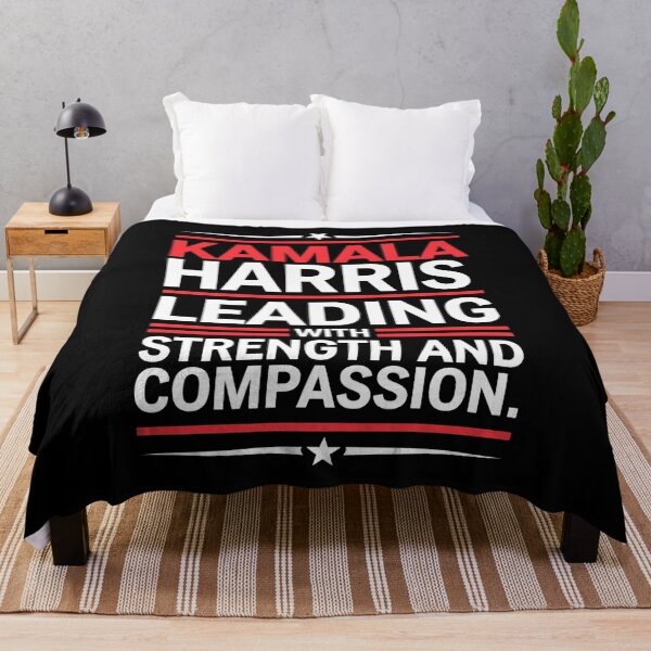 Item preview, Kamala Harris Leading With Strength And Compassion designed and sold by Teetreasure2.