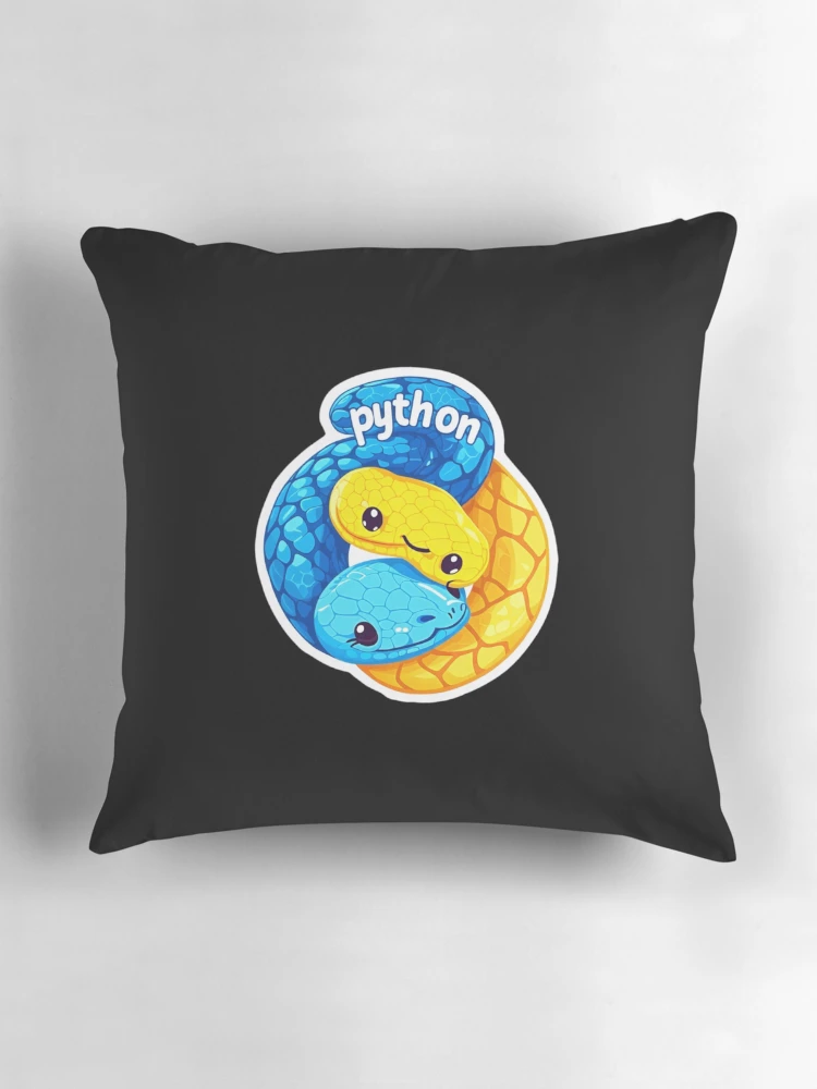 Thumbnail 3 of 4, Pillow, Python AI programming developer stickers designed and sold by codepuns.