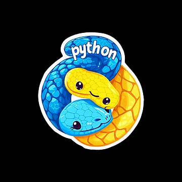 Artwork thumbnail, Python AI programming developer stickers by codepuns