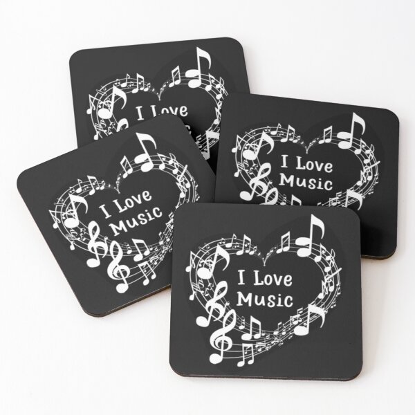 Item preview, I love music designed and sold by catcraftss.