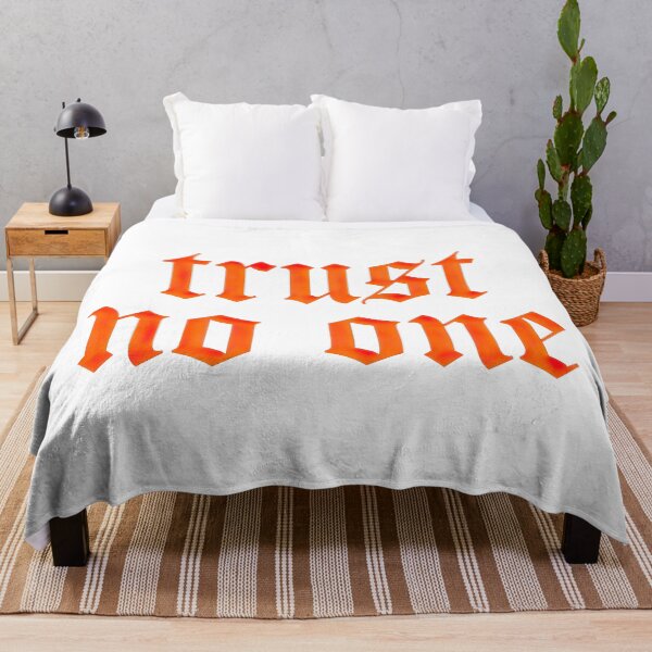 Item preview, Trust No One (white bg) designed and sold by DreamPrintPro.
