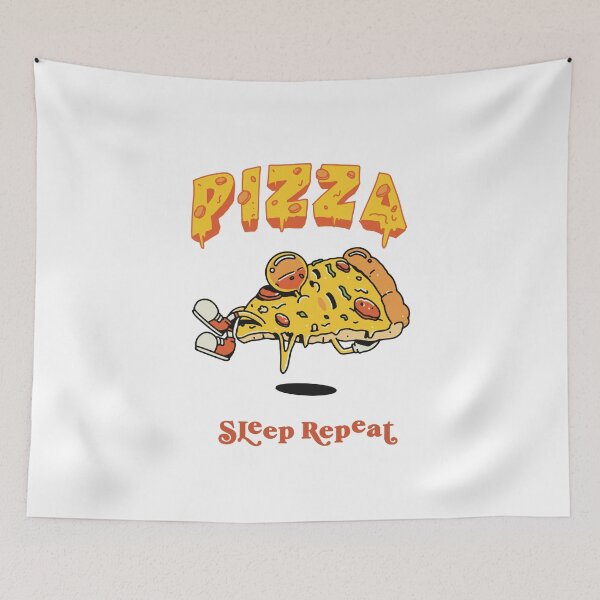 Item preview, Pizza Sleep Repeat designed and sold by MvdSwink.