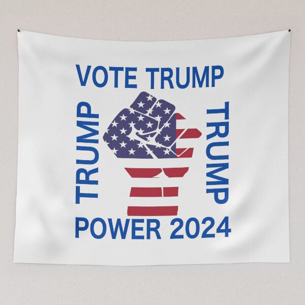 Item preview, Vote Trump Power for 2024 electoral elections designed and sold by Wit & Wear Company.