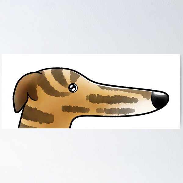 Item preview, Snoot - Brindle designed and sold by Tessa Draws Stoof.
