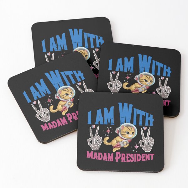 Item preview, I am With Madam President US October 2024 President Election Design designed and sold by Raise2Shine.