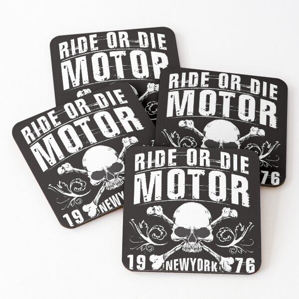 Item preview, Motorcycle Vintage ride or die designed and sold by Jessica  art.