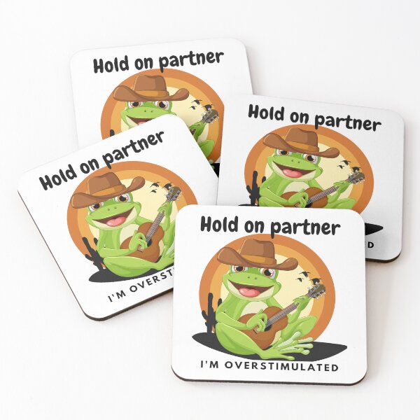 Item preview, Hold on partner i'm overstimulated designed and sold by Demna-S.