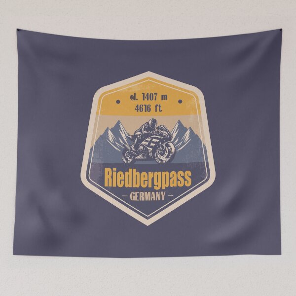 Item preview, Riedbergpass Germany Motorcycling Mountain Design designed and sold by CynthiaGraphics.