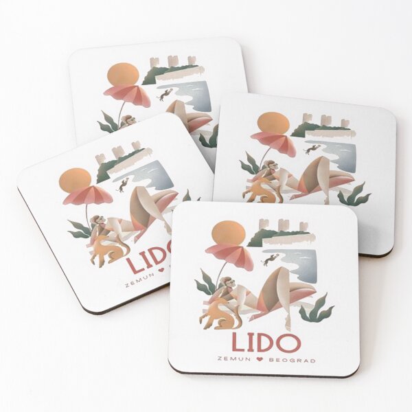 Item preview, Lido Zemun Beograd  Serbia Belgrade Illustration designed and sold by Ratatatts.