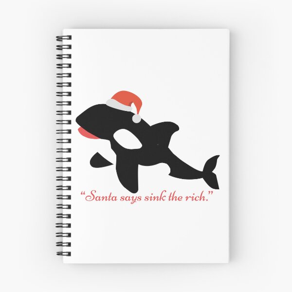 Item preview, Christmas Orca Sink the Rich designed and sold by livelaughhell.