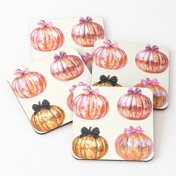 Artikelvorschau, Coquette Herbst-Discokugel-Kürbispaket entworfen und verkauft von Creative Brat Design Studio.