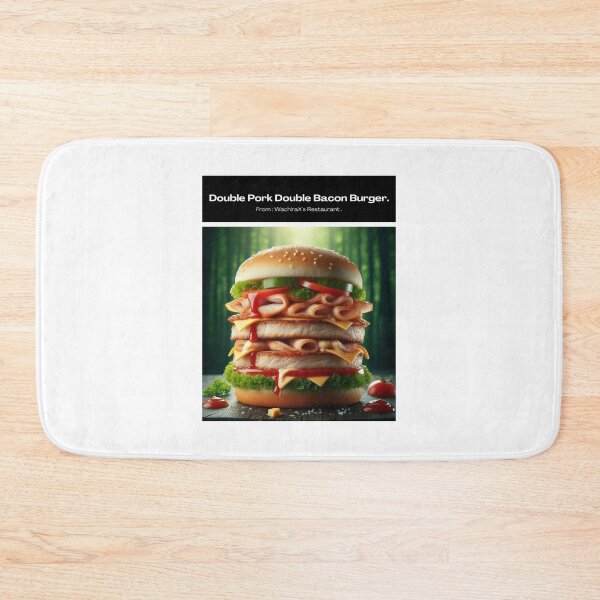 Item preview, Hamburger 007 (Double Pork Double Bacon Burger) : By WachiraX designed and sold by WachiraX.