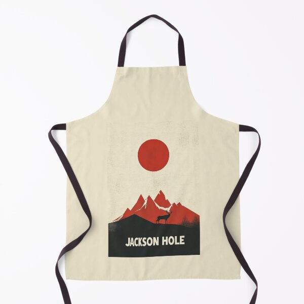 Item preview, Jackson Hole Wilderness Art Print designed and sold by Retro Travel Design.
